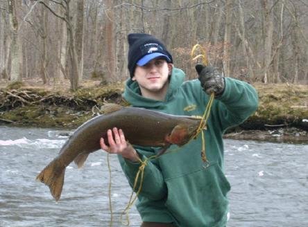 Drift boat steelhead fishing along the Salmon River in Pulaski NY.