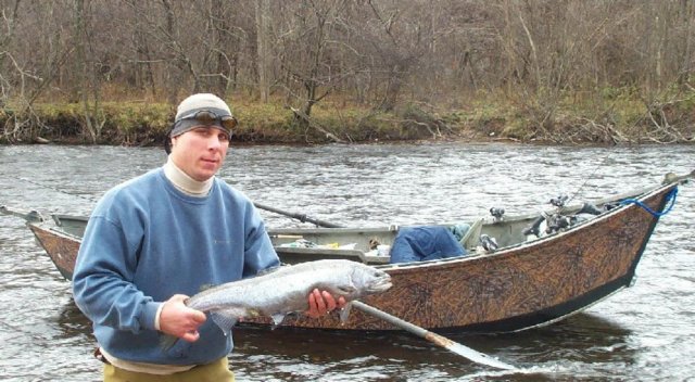 Steelhead fishing the Salmon River, Pulaski NY.
