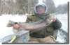 Drift boat steelhead fishing along the Salmon River in Pulaski NY.